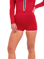 Beachbum Quick Dry Low-Leg Springsuit – Chilly Red