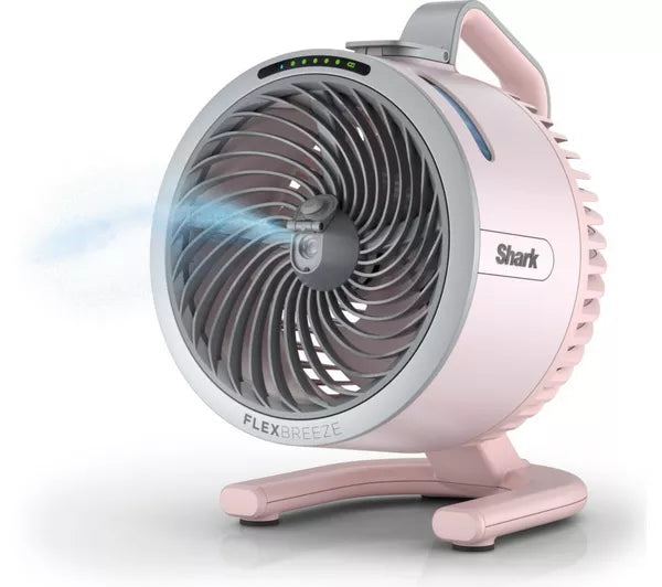 Shark FlexBreeze HydroGo Misting Fan – Quartz Pink | FA050UKPK