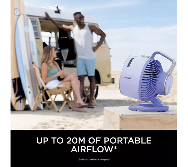 Shark FlexBreeze HydroGo Misting Fan – Glacier Lavender | FA050UKLV